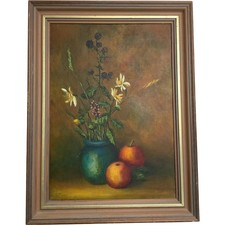 Still Life Fruit and Flowers