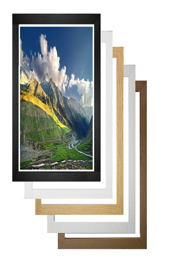 Flat modern picture frame - flat,