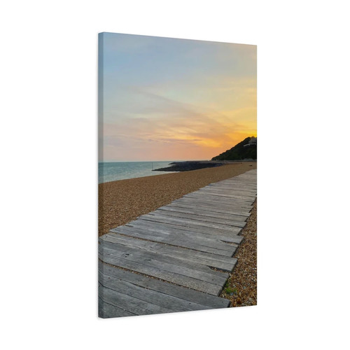 Folkestone beach sunset - folkestone,