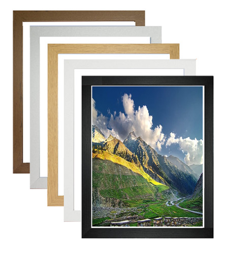 Flat wood picture - flat,