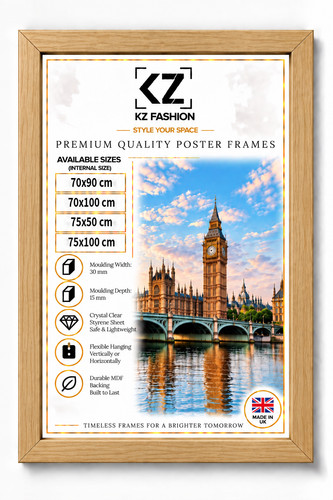 70x100 oak picture frame - 70x100,