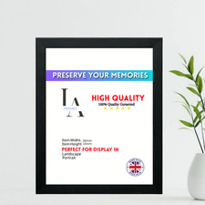 Black Photo Picture Frame 6x4