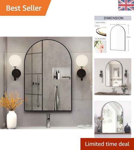 Arched wall mirror modern - wall,