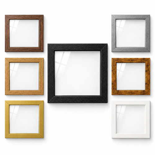 Square picture frame - frame, photo