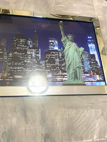 Silver rectangle photo frame - rectangle,