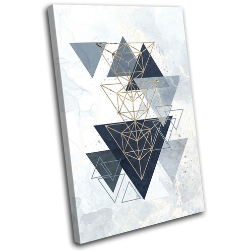 Navy geometric gold modern - gold,
