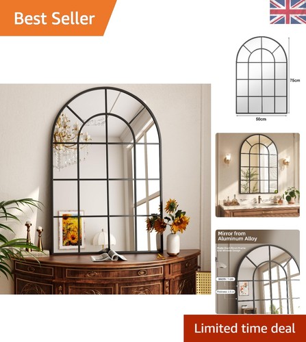 Arched grid wall mirror - grid,